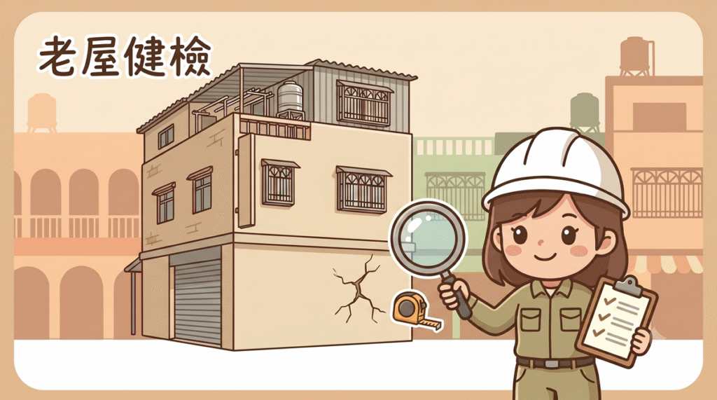 老屋房屋裂縫自我檢查