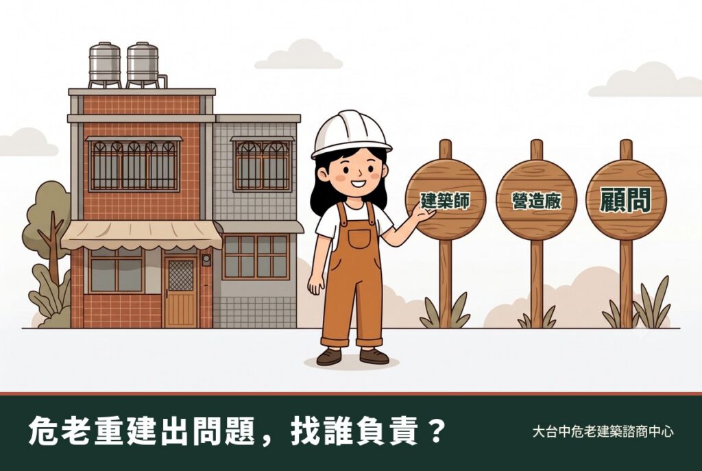 危老重建各方責任怎麼分－建築師營造廠與全案管理顧問的角色